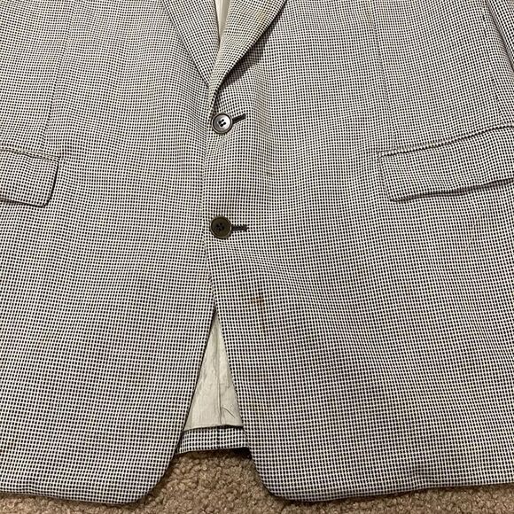 🔥🔥🚒Euromoda Sports Coat Gray Plaid - Picture 5 of 12